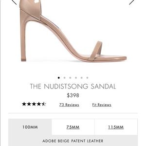 Stuart Weitzman THE NUDISTSONG SANDAL